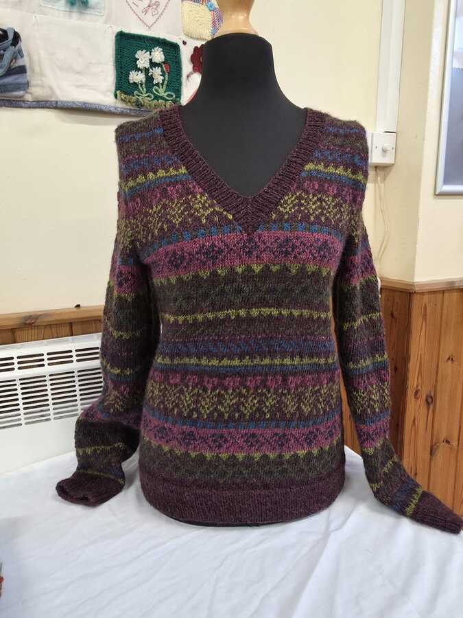 Handspun Wool Fairisle Jumper by Daryl